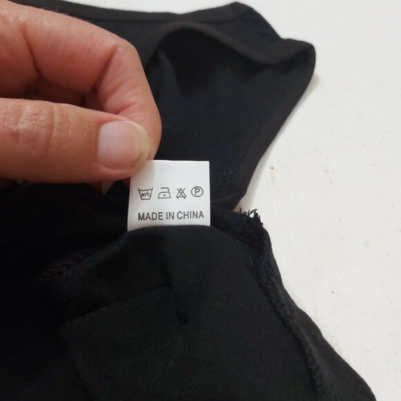 Black Large Dog Shirt - Halloween Paw Print Design - Picture 6 of 7